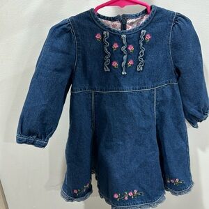 Vintage Carter’s girl jeans dress